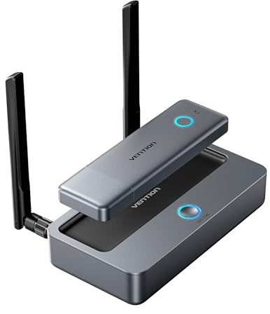 VENTION Wireless HDMI Transmitter and Receiver 165FT/50M, 1080P@60Hz Plug & Play, 5G Wireless HDMI Extender Kit for Streaming Video & Audio to Monitor from Laptop/Pc/Tv Box/Projector