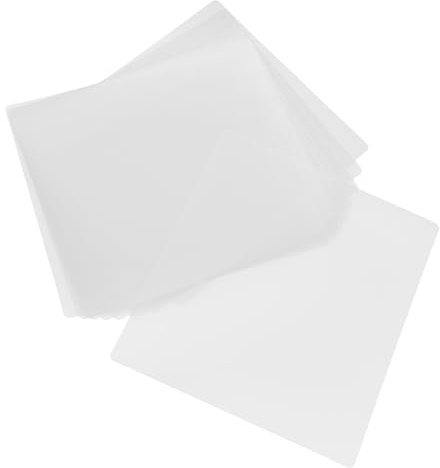 SHINEOFI Transparente Pvc-3d-zeichenmatte 10 Stück für Zubehör 3D Stift | Pvc, Leichte Tragbare Platten, Transparente Zeichenvorlage, Kompatibel mit Vielen 3d-druckstiften