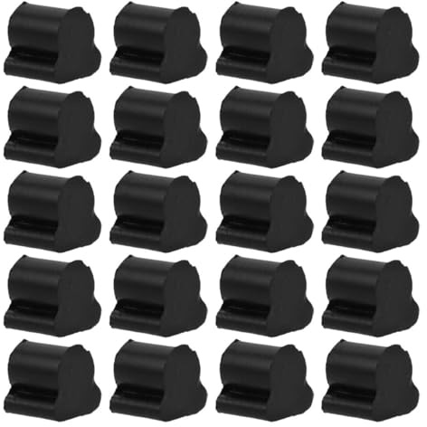 Trompetenventil Reparaturset mit 20 Gummipuffern, 4mm | Schwarz, für Blechblasinstrumente, Präzise Ersatzteile, Leise Führung und Stabile Ventilbewegung
