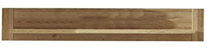 trendteam smart living - Canyon - Wohnwand - Braun - Wandboard mit 1 Konstruktionboden - (BxHxT) 137 x 23 x 20 cm - Wandregal Bücherleiste