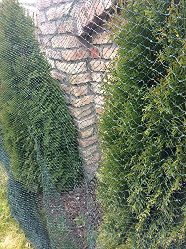CHOMIK Schutznetz für Teich, Obst & Gemüse, gegen Schmutz, Laub & Vögel, Engmaschiges Vogelschutznetz für Garten, Teichnetz, Gartennetz, 6 x 5 m (30 m²)