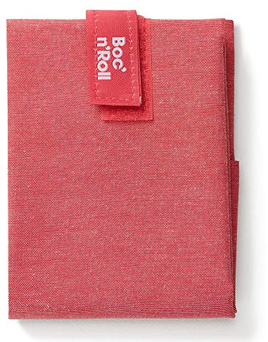 Roll'eat ® Reusable Sandwich Bag | Sandwich Container | Eco Friendly Food Bag | Washable | Red Color - Boc'n'Roll Nature