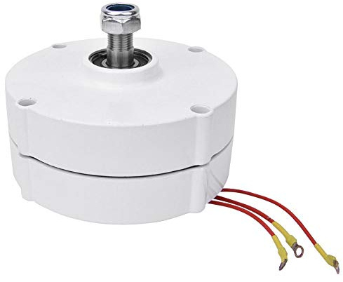 Yanmis Generador de Viento de 12V 100W, alternador síncrono de turbina eólica de Motor de imán Permanente trifásico NE-100(Generador)