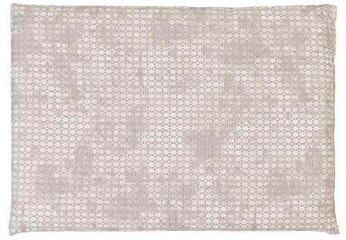 GIRAFFENLAND Bio-Dinkelkissen 30 x 20 cm - Als Wärmekissen & Kältekissen. Bio-Dinkel Körnerkissen für Mikrowelle und Backofen - 30x20cm, shabby-chic grau-beige