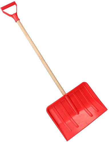 KOTARBAU® Schneeschaufel Kinder-Schneeschaufel Kinder Schneeschieber Kinderschaufel Holz Stiel mit Gesamtlänge 84 cm