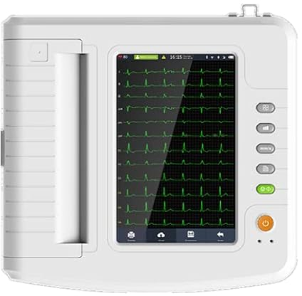 LMEIL Portable Digital 12-channel Electrocardiograph- ECG Machine EKG Machine with Software USB ECG1212G