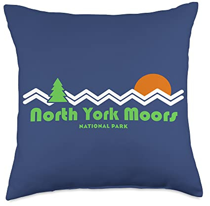 North York Moors National Park Throw Pillow