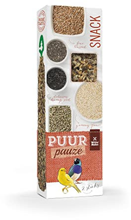 Witte Molen, Puur Pauze Sticks Vogel Super Samen, 60 g – Tray, 3 x gebacken (2 Stück), köstliche und gesunde Aktivität, ohne Konservierungsstoffe, Farbstoffe oder künstliche Aromen