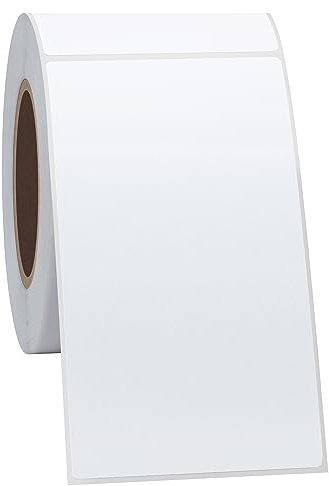 Hycodest 57 x 101 mm Quittungsaufkleber, permanent klebend, Thermodrucker-Etiketten, Adress- und Versand-Etiketten, Rolle, Weiß, 300 Stück