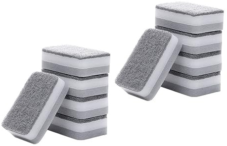 JECOMPRIS 10piezas Borrador Mágico de Nanoesponja Esponja de Limpieza para Lavavajillas Estropajo para Fregar Esponja para Lavavajillas Limpieza de Cocina Nanoesponja para Limpiar