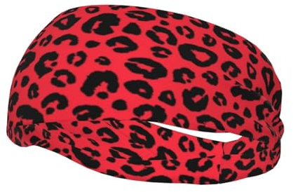 Leopard Löwe Tiger Tierdruck, Sport-Schweißband für Unisex, Multi-Stirnbänder, Schweiß-Workout-Stirnbänder, dehnbares Haarband