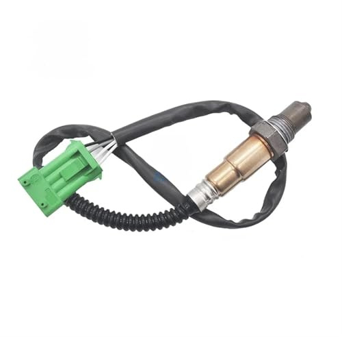 De Sonde Lambda Capteur D'oxygène Lambda O2 pour Peugeot 1007 106 206 207 306 307 406 407 607 pour BIPPER pour Partner 1.1 1.4 1.6 I 16V 96368765 9657632980 Sonde D’Oxygène(Green Oxygen Sensor)