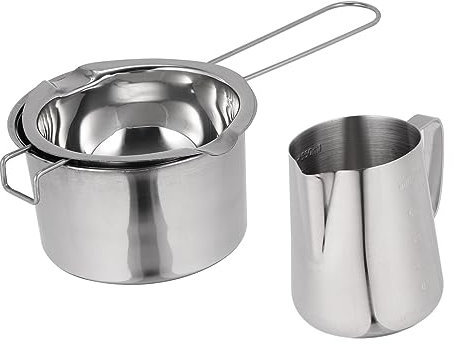 PHENOFICE Compact Stainless Pot for Cheese Butter Melting Hiking Picnic Cookware Safe Handle Design