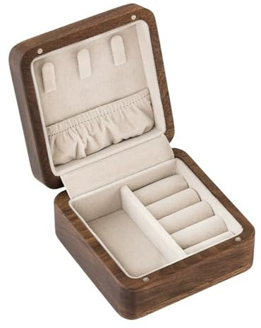LIbgiubhy Reisefreundliches Schmuckkästchen, Halsketten, Aufbewahrungsbox, eleganter Reise-Schmuckkoffer, tragbarer Halskettenhalter für Schmuck