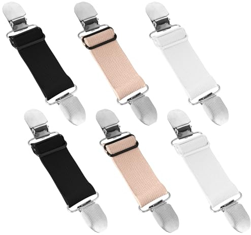 Giantree 6 Stück Cardigan Pullover Clips, Clips für Kleidung, Ausschnitt Verkleinern Clip Kleider Clip Schal-Clips Kleid Taillenstraffer für Pullover Kleider Hemden Unisex