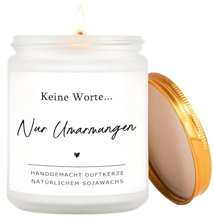 Trauergeschenk für Frauen, Trauerkerze Mit Spruch, Trauer Geschenk, Trost Geschenke, Verstorbene Lieblingsmensch, Beileidsgeschenke Abschiedsgeschenk Weihnachtsgeschenke für Kollegen Hundebesitzer