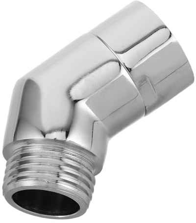 FUTUREORYY Adaptateur Coudé Laiton Réglable avec Fixation pour Pommeau Support Orientable pour Douchette à Main Angle Ajustable pour Salle de Bain Moderne
