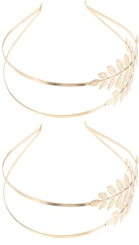 MAGICLULU 2piezas Diadema de Hecha Mano Tocado de Novia Elegante para Niñas Adorno Cabeza de Niña para Ceremonias de Boda