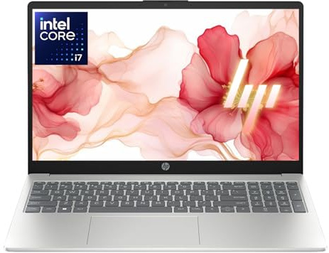 HP New Core i7 15.6 Laptop | 2026 Edition | Intel High-Performance Core i7-1255U up to 4.7GHz | 16GB RAM - 512GB PCIe SSD | Webcam | FHD | Long Battery Life | Windows 11 | Business & Academic