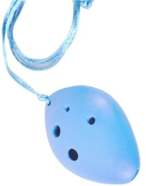 6 Loch Okarina mit hoher Tonhöhe C Keramik-Okarina(Blue)