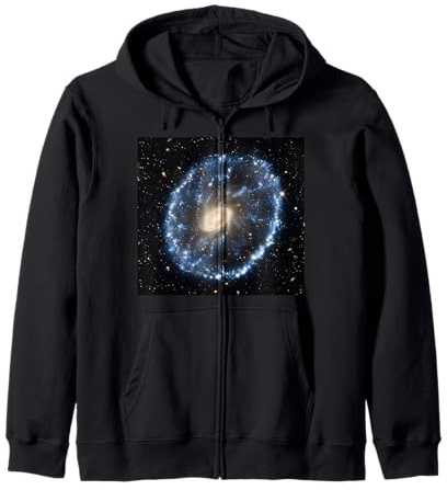 Cartwheel Galaxy Ring Astronomie Weltraumliebhaber Kapuzenjacke