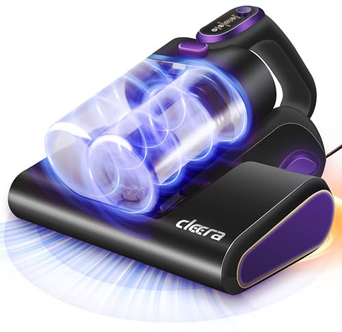 Mattress Vacuum Cleaner, 600W 16KPa Corded Bed Vacuum with 140°F Hot Air & HEPA Filter, Deep Cleaner for Mattress, Sofa, Crib, Dust & Pet Hair