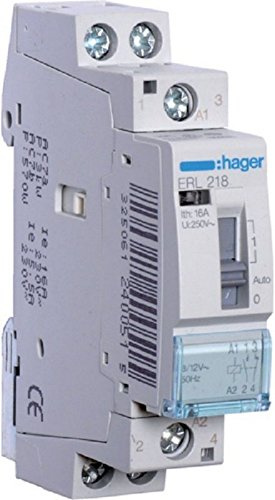 Relé de mando, 16A, 1NA+1NC, 12V
