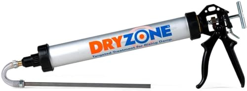 Dryzone pistola de silicona para cartuchos de 600ml, usada para el tratamiento de humedades por capilaridad, de construcción robusta y duradera
