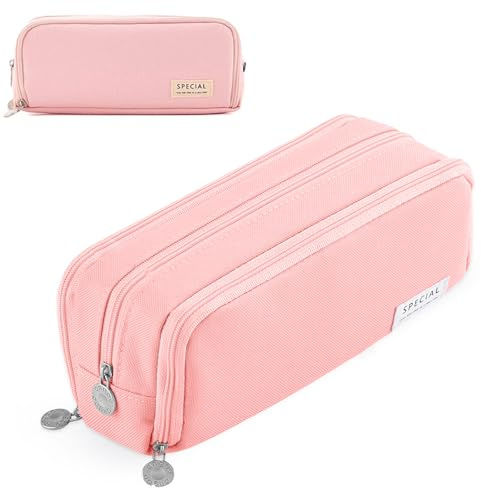 Federmäppchen Federtaschen Groß Mäppchen Multifunktional Etui Stifte 3 Fächer Federtasche Stiftetasche Stiftemappe Pencil Case Federtasche für Teenager Mädchen Jungen Schule Büro