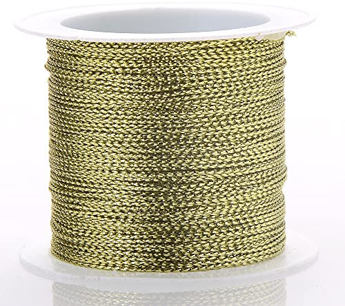 20 M/Rolle, 1,0 Mm, 12 Farben, Perlenschnur, Makramee-Nylonschnur, Geflochtenes Seil Zum Herstellen Von Garn