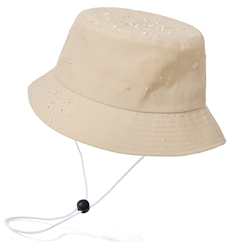 TAGVO XXL Wasserdichter Fischerhut Faltbar Einfarbig Anglerhut Große Bucket UV Hats Sonnenhut Sommerhut Eimerhut 56-64