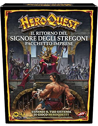 Avalon Hill, HeroQuest – Die Rückkehr des Herr der Zauberer, Pack der Unternehmen, Fantasy-Abenteuerspiel im Dungeon Crawler-Stil