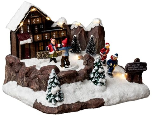 FÉERIC Lights & Christmas – Weihnachtsdorf beleuchtet – Nachtlicht für Weihnachten, Wandern, Skifahren