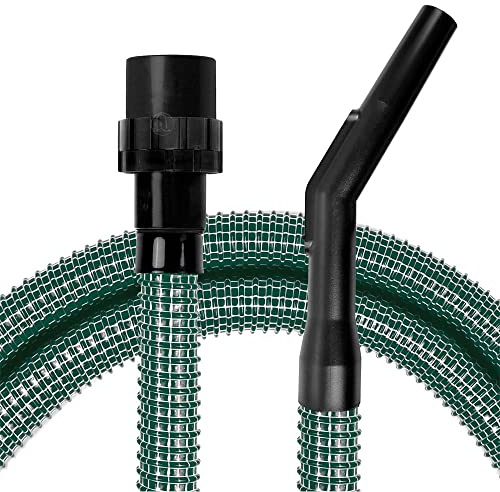 1A SCHLAUCH - Gewebeschlauch mit Handgriff für alle Industriesauger Kesselsauger mit 58 mm Anschluss Knickfest und sehr flexibel - TOP QUALITÄT