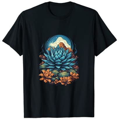 Agave Titanota Royal Agave Kreide Agave Sukkulenten Pflanzen T-Shirt