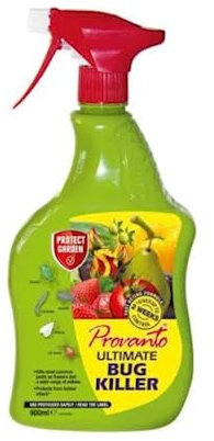 Bug Killer Ready To Use Liquid 1Litre With Thank you Sticker - Fruit & Vegetable Bug Killer - Insecticide Protects For Up To 4 Weeks