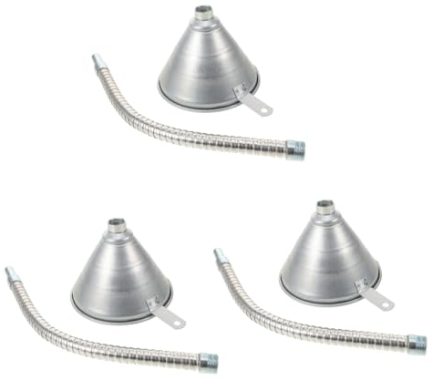 Gatuida 3 Piccoli Imbuti Per Riempire Bottiglie Kit Di Imbuti Di Scarico Per Trasmissione E Refrigerante