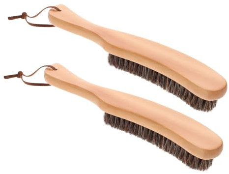 GARVALON Lint Brush 2st Pulloverbürste Tierhaar Bürste Tierhaarbürste Antistatischer Pinsel Spülmittelbürste Fusselrolle Hutbürste Staubentfernungsbürste Bürste Zum Reinigen Kleine Hutstaubbürste Holz