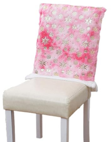 Keebgyy Weihnachts-Stuhlhussen, Weihnachtsbaum-Esszimmer-Stuhlhussen, Weihnachtsbaum-Esszimmerstuhl-Schonbezüge, für Party, Zuhause, Küche, Dekoration (Schneeflocke)