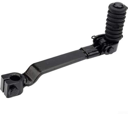 Whychstore Leva del cambio pieghevole in acciaio inox nero per moto da cross e ATV da 50 cc, 125 cc, installazione rapida