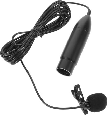 COSMEVIVI 48v Micrófono Lavalier Profesional De Micrófono De Omnidireccional Para Grabaciones Entrevistas y Transmisiones Diseño y Portátil and Play