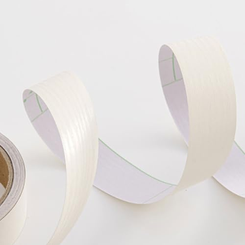 10M Selbstklebende Bordüre Tapete, PVC Wasserdichte Tapete Bordüre Dekoration, Türrahmen Wandkantenschutz Home Wanddekoration for Wohnzimmer Badezimmer Küche Fliesen(Beige wood grain,5cm X 10M)