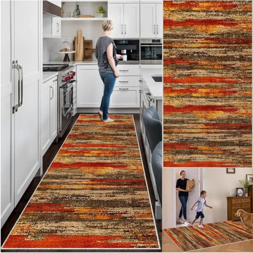 Tappeto Cucina Antiscivolo Moderno Tappeto Passatoia per Corridoio Tappeto Ingresso Corridoio Lavabile Zerbino Tappeto Runner per Cucina, Bagno, Soggiorno, Camera da Letto, Lavanderia 40 x 250 cm