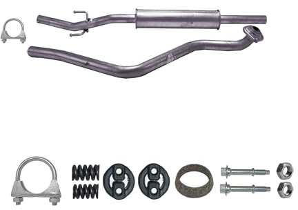 Ferroz Ersatz für Mittelschalldämpfer für Toyota Yaris 1.0 65 PS/68 PS, ab. Bj. 1999, Auspuff
