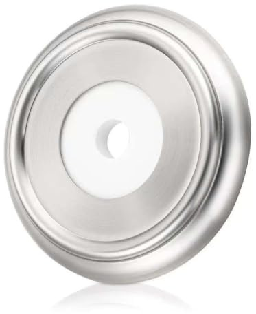 CashMuch Wannen-Auslaufabdeckung aus Edelstahl für Ringverkleidung Ate mit Schaumstoffdichtung für Badewannenarmatur, Wandspaltprottor, Chrom-Finish, Sy-Werkzeug - Installation