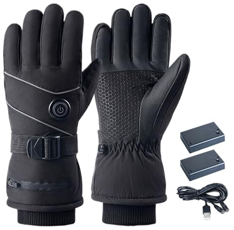 Moufles thermiques - Chauffage réglable en trois modes, isolation optimale de la main, convient pour la randonnée, le cyclisme, l'extérieur, les loisirs, l'hiver, le confort portable | Accessoire de