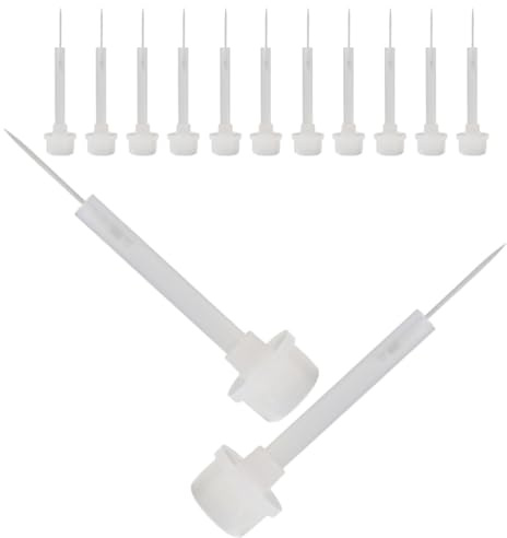 BELLIFFY Pinceles para Diseño de Uñas Cabezal Reemplazable, 50 Piezas de Pp Blanco, Uso Versátil y Fácil Reemplazo para Kit de Belleza y Arte de Uñas