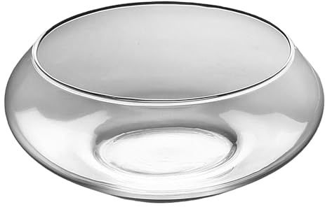 Large Shallow Planter Glass Large Decorative Round Vase