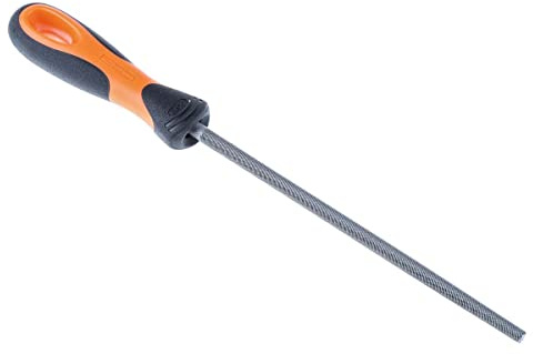Bahco 1-230-08-2-2 Rundfeile mit Heft, 200 x 8,0 mm, Hieb 2