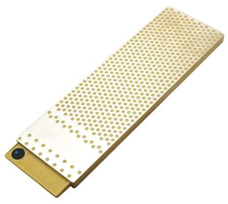 DMT DuoSharp®Plus™ Diamant Schleifstein 8 Extragrob/Grob | Doppelseitiger Messerschärfer in Profiqualität | 20cm Wetzstein für Messer und Werkzeuge | Made in USA | WM8CX